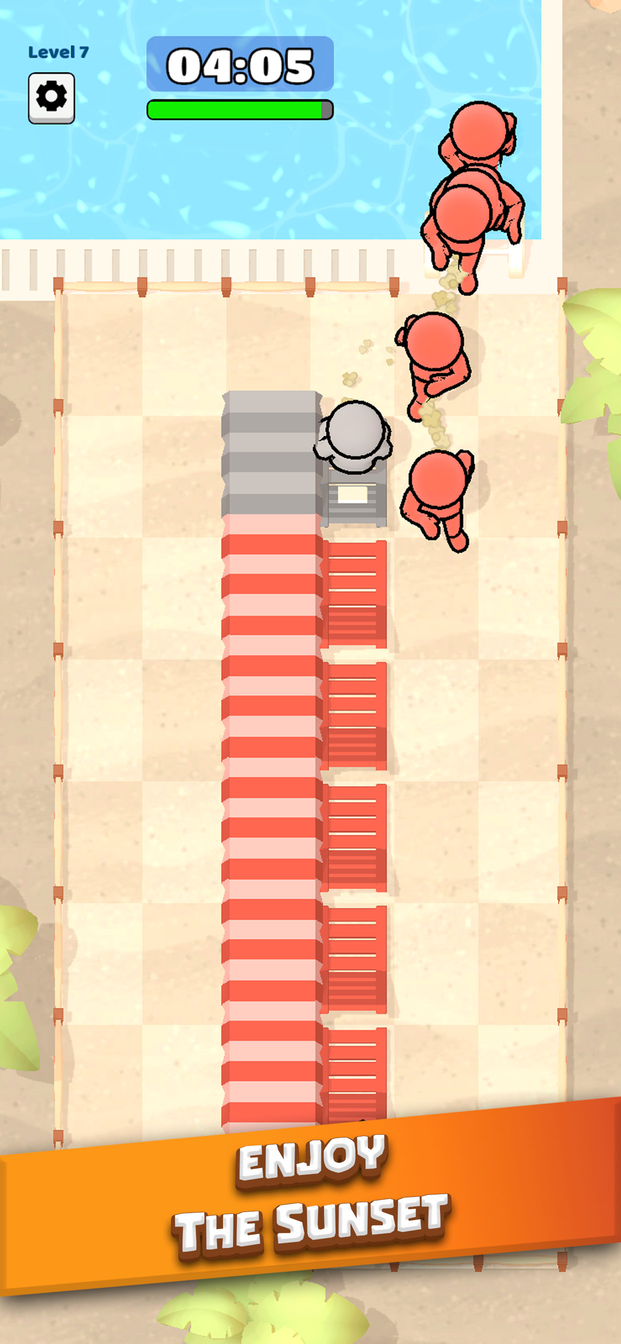 Beach Rush! Game Screenshot