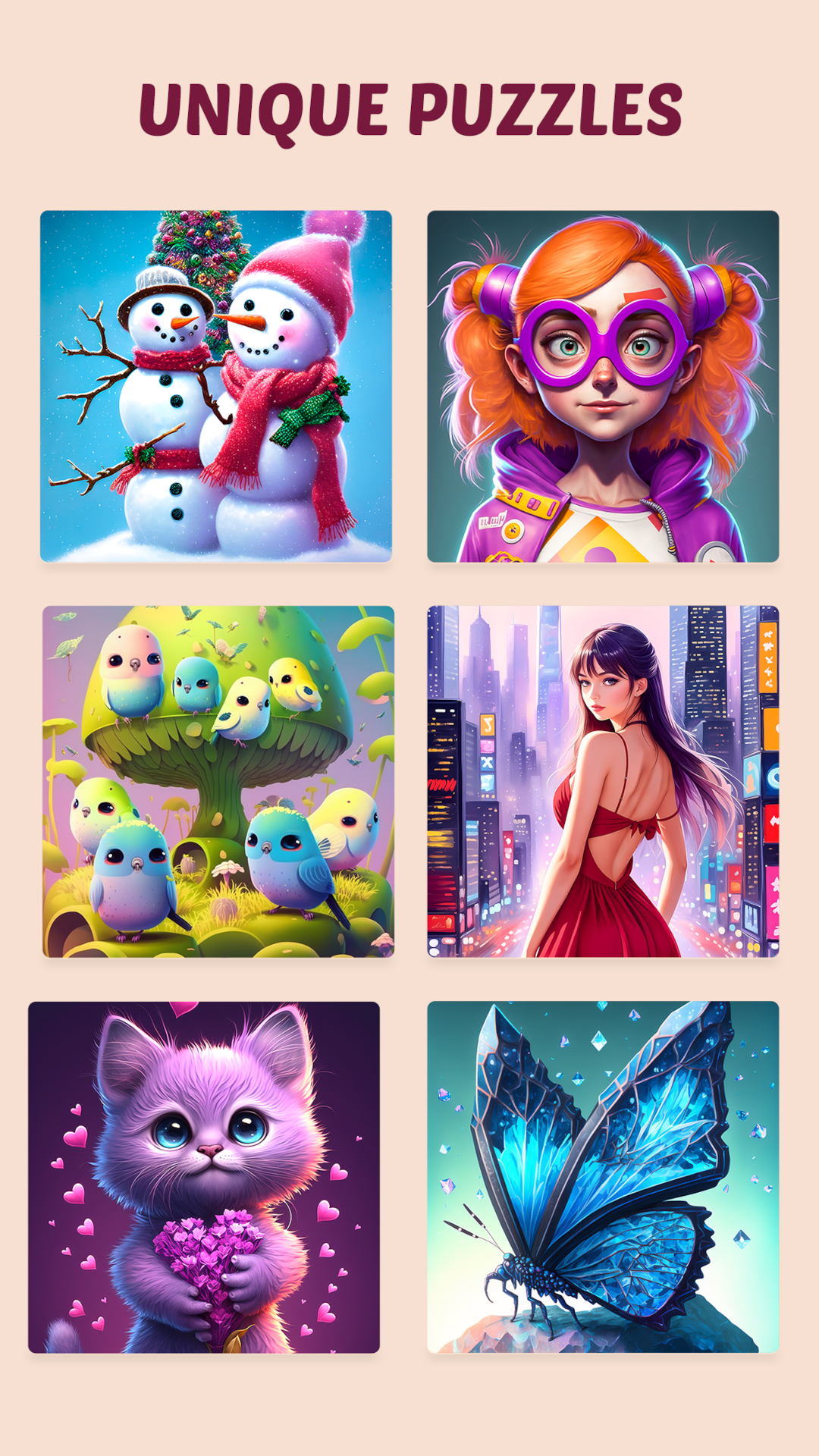 Screenshot of Art Tiles - Jigsaw Puzzles