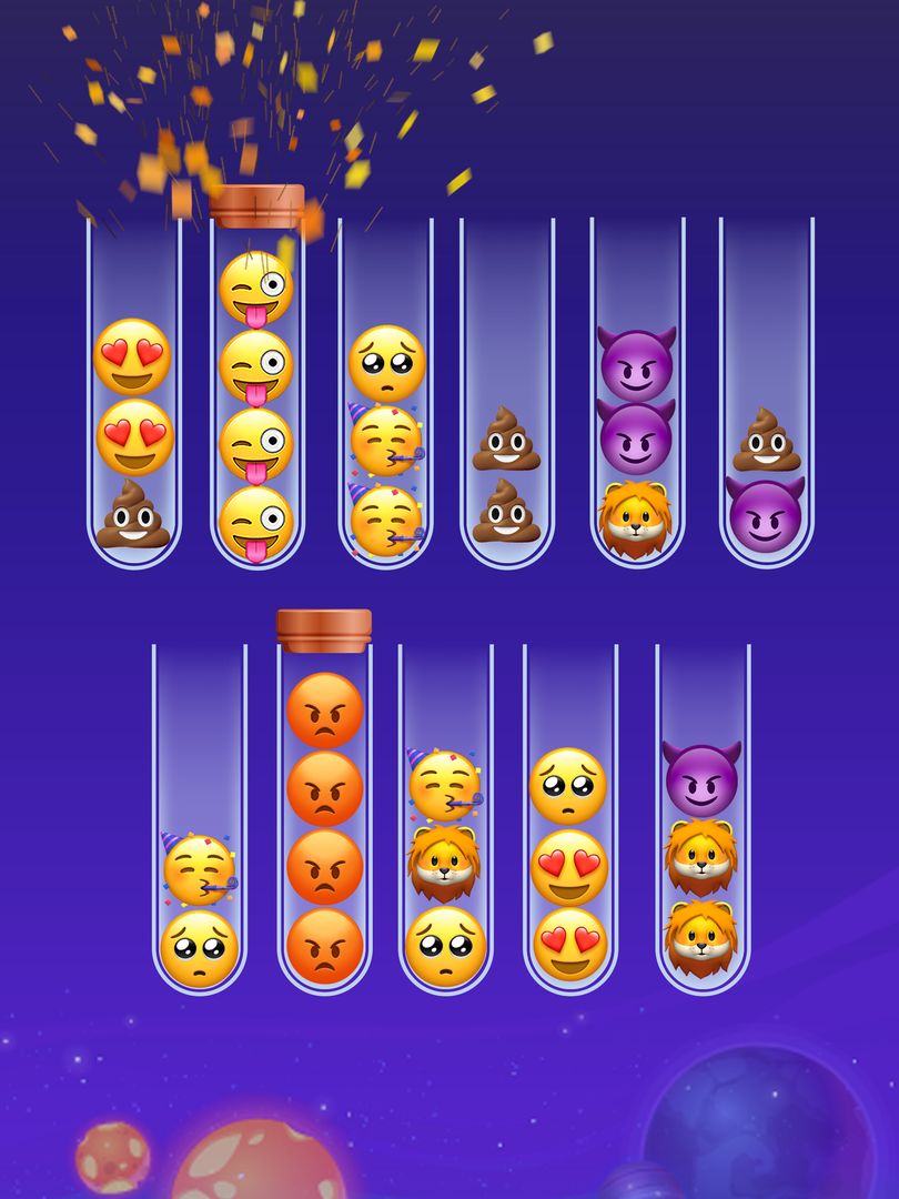 Screenshot of Emoji Sort Master
