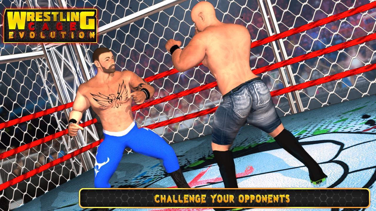 WRESTLING CAGE EVOLUTION - WRESTLING GAMES & FIGHT Game Screenshot