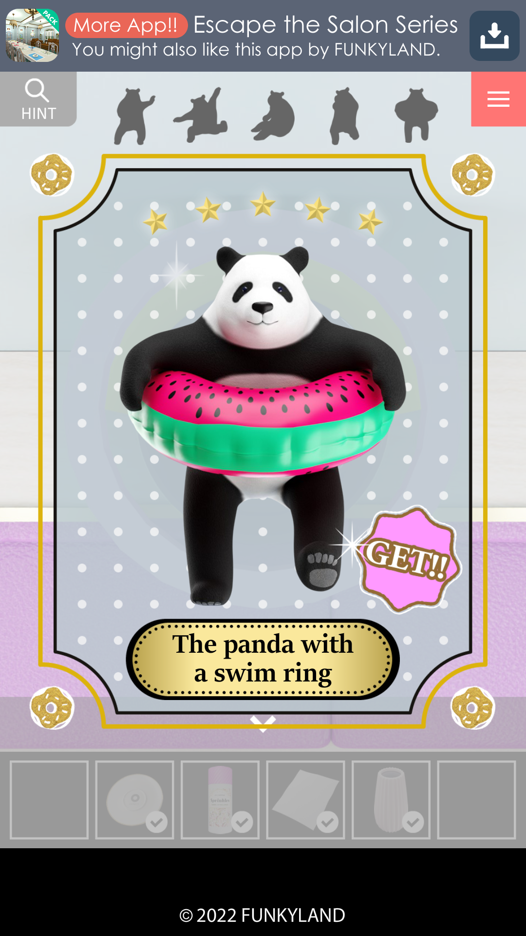 Escape the Panda Donuts Game Screenshot