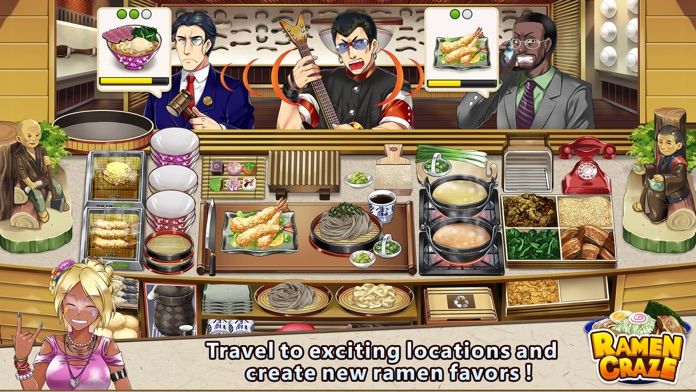 Ramen Craze Jogo de Culinária Divertido versão móvel andróide iOS