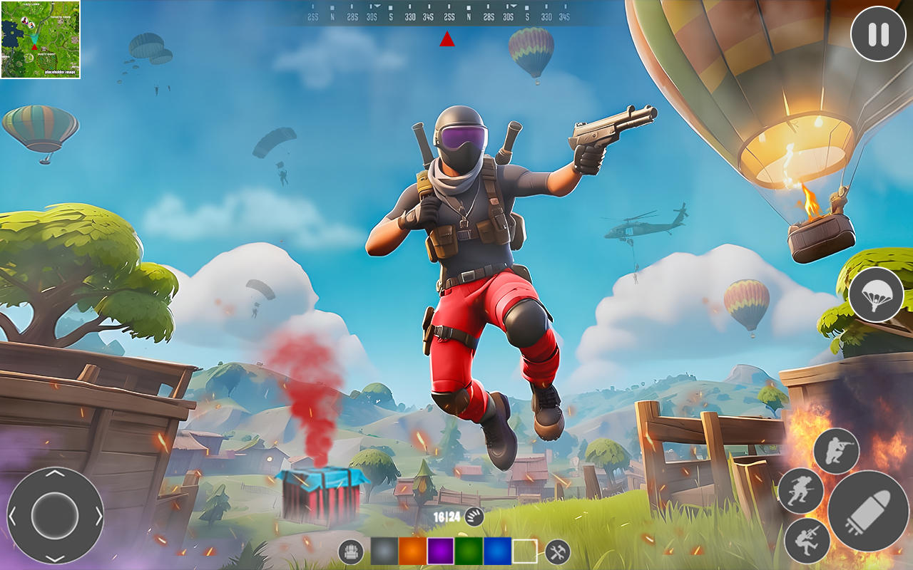 Squad Fight Night Epic Battle Game Screenshot