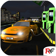 Elektroauto-Taxi-Simulator 3D