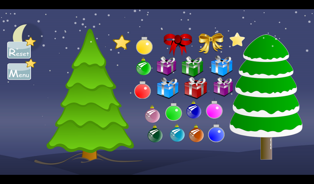 Cuplikan Layar Game Christmas Tree Decoration