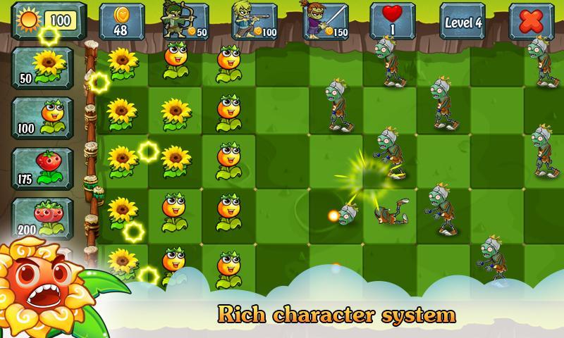 Angry Plants Fruits screenshot game