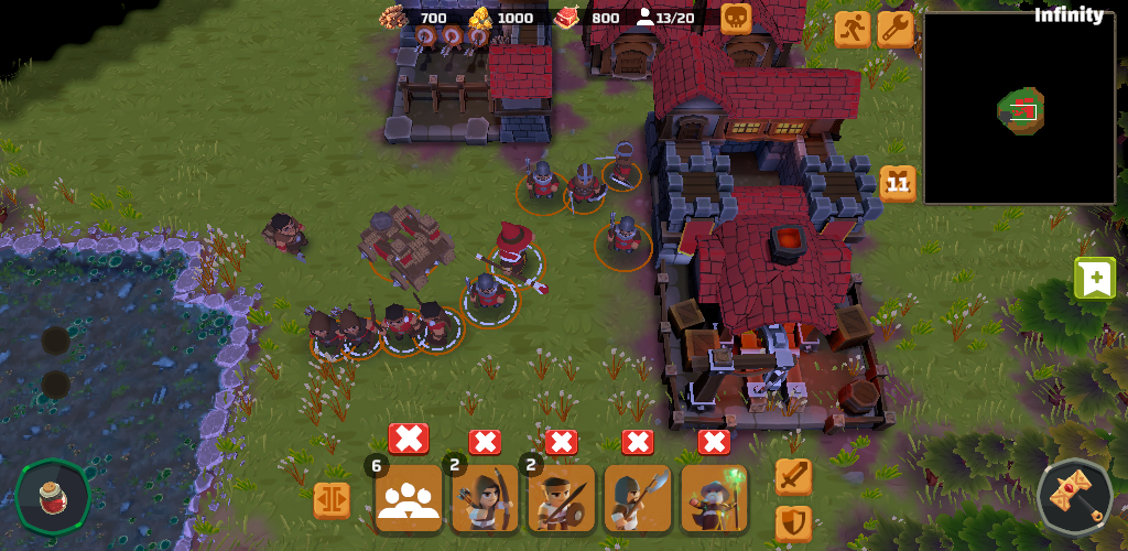  ภาพหน้าจอของวิดีโอ Blaze of empires RTS