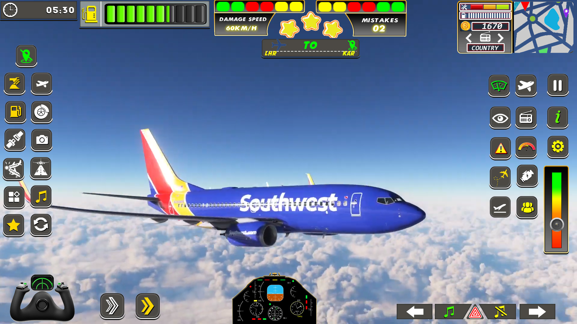 Airplane Games : Flight Sim 3D ภาพหน้าจอเกม