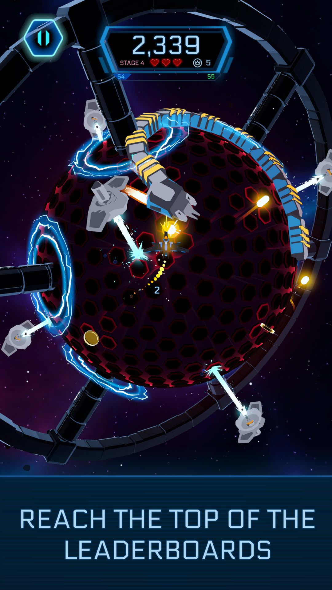 Galaxy Swirl: Hexa Endless Run android iOS apk download for free-TapTap