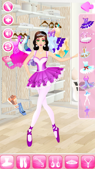 Ballerina Makeover - Makeup, Dressup & Girl Games Game Screenshot