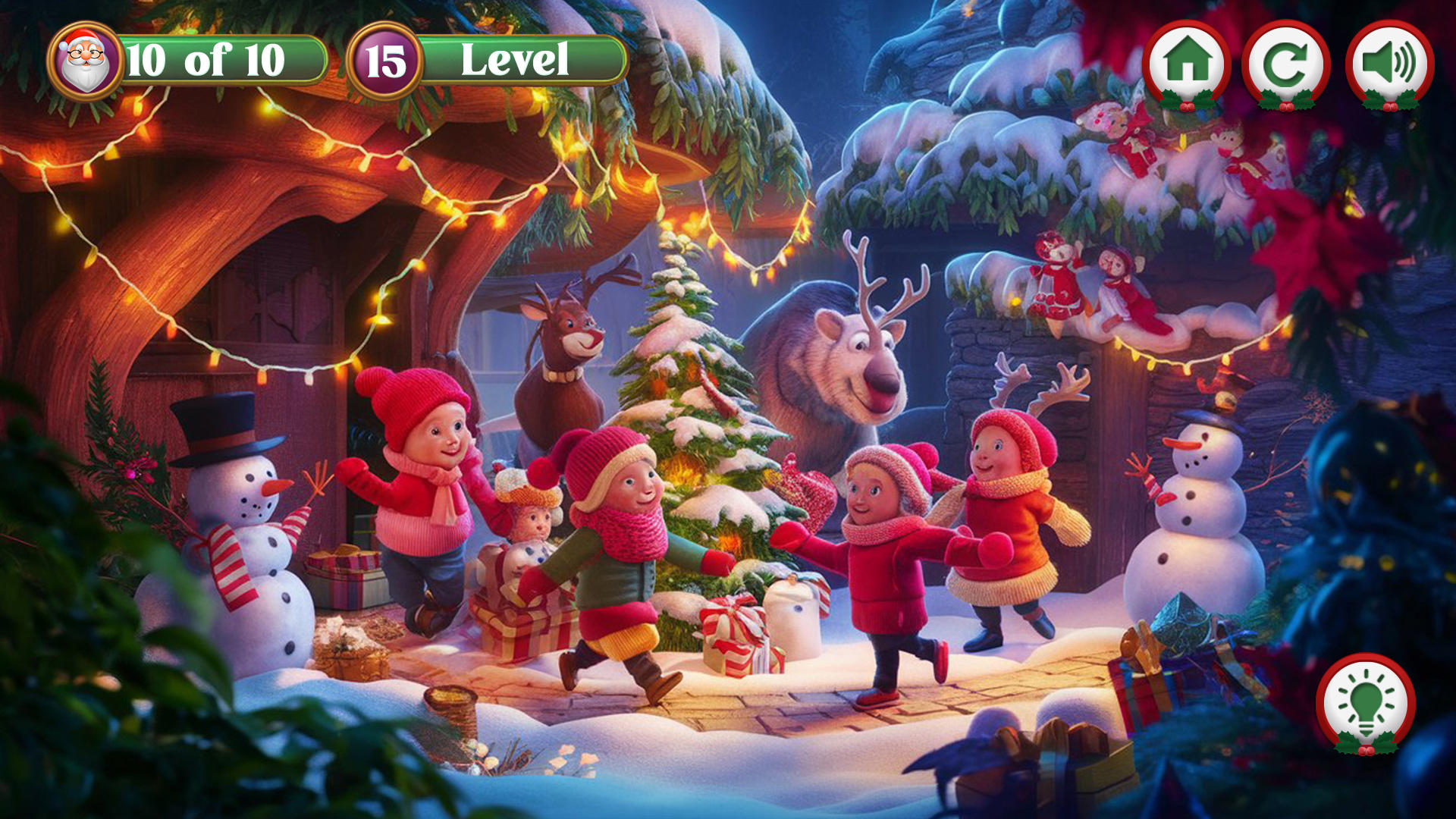 Hidden Object Christmas Santa 게임 스크린샷