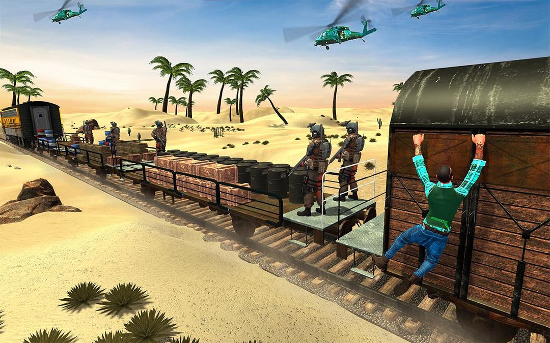 Mission Counter Attack Train ภาพหน้าจอเกม