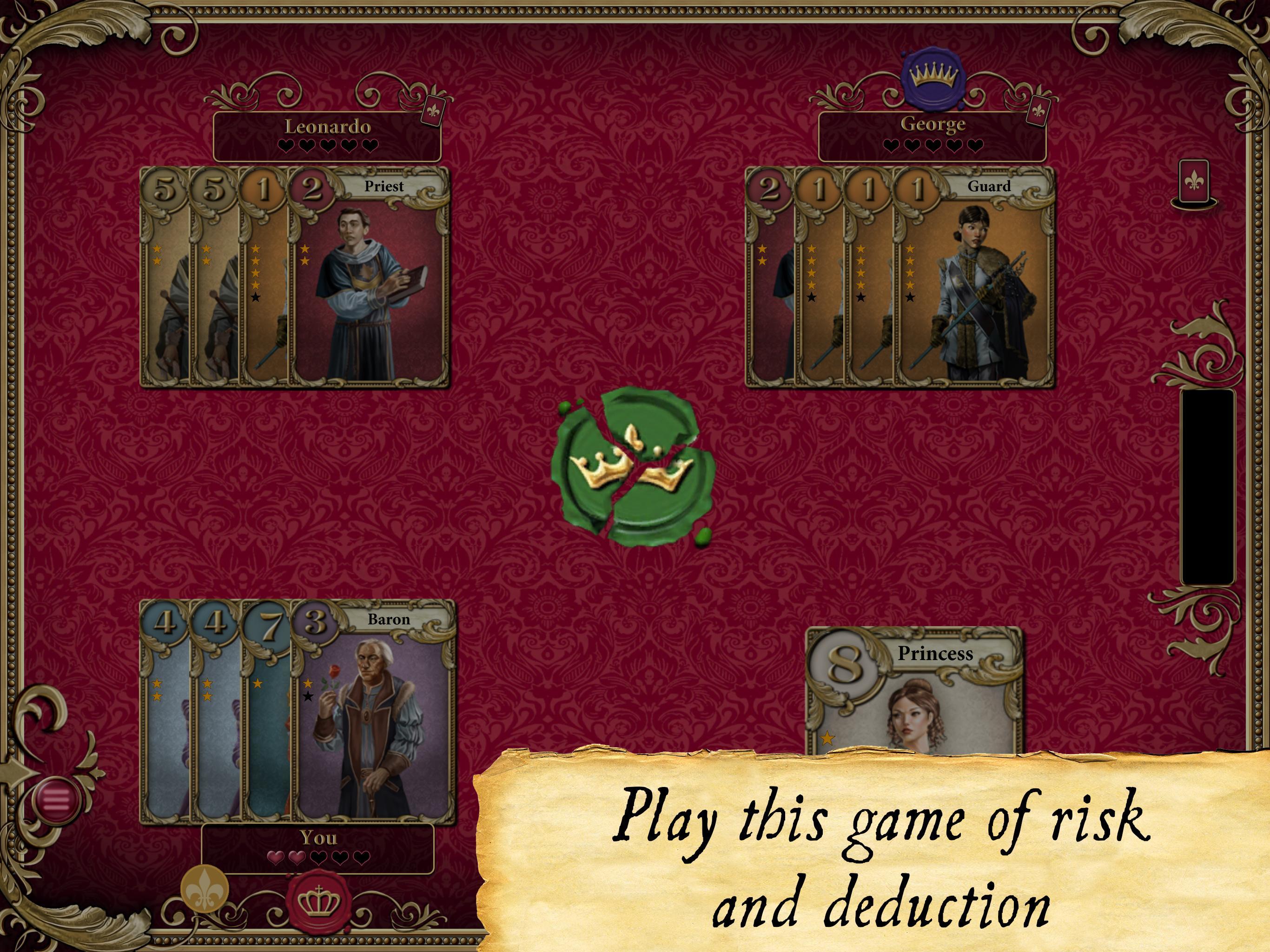 Love Letter - Strategy Card Ga Game Screenshot