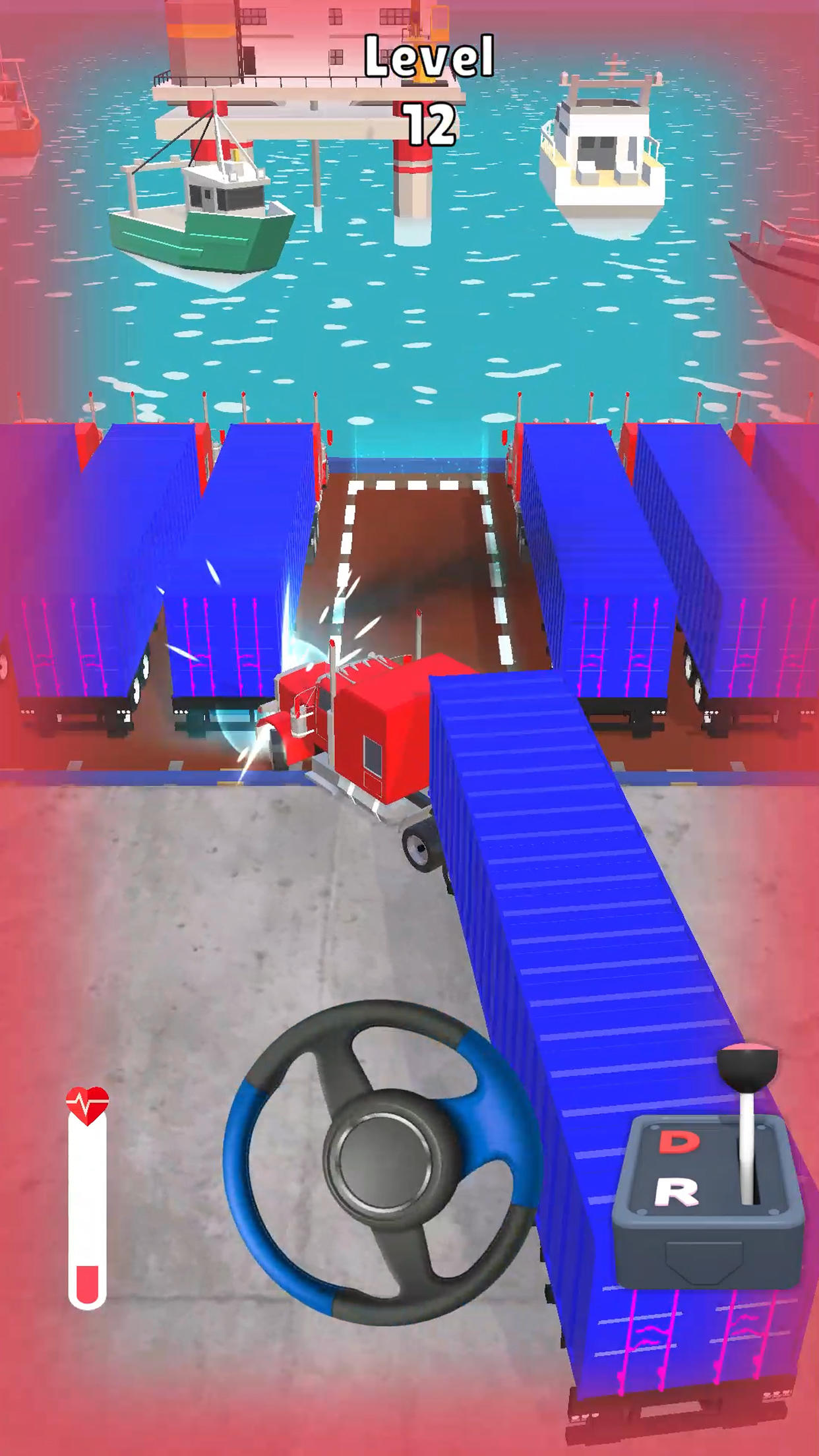 Cargo Truck Parking Game Screenshot
