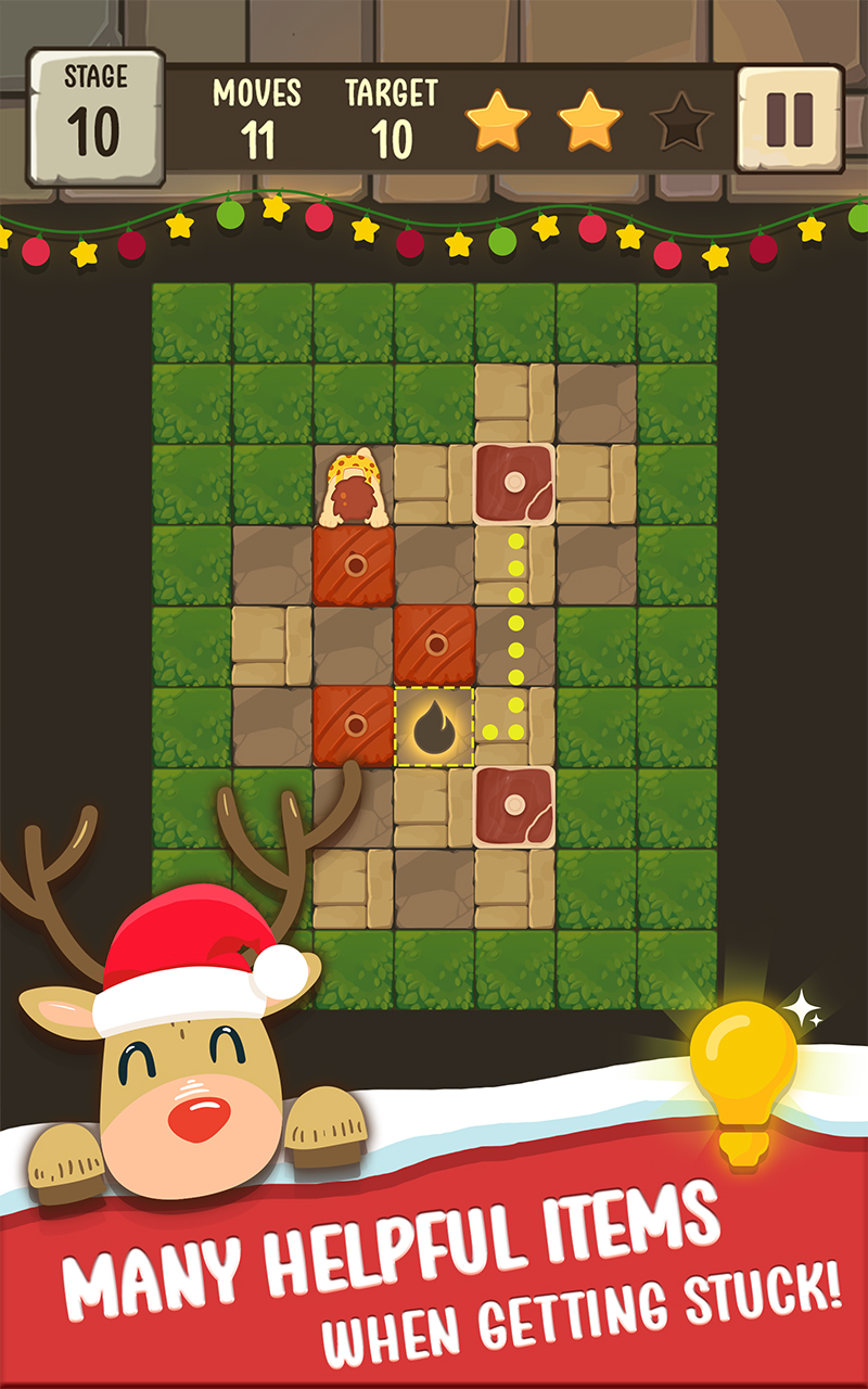 Sokoban Meat - Maze puzzle – Push Meat Maze Game Screenshot