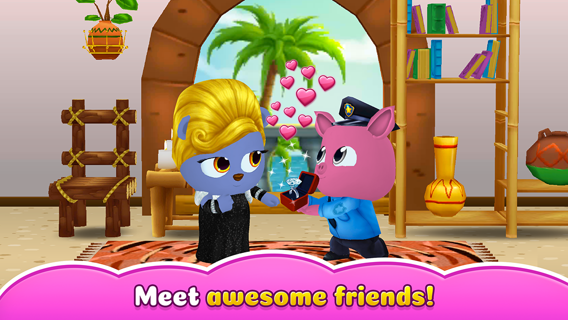 Pockieland - Animal Society Game Screenshot