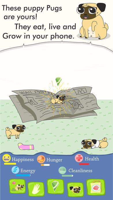 Growing Pug Game Screenshot