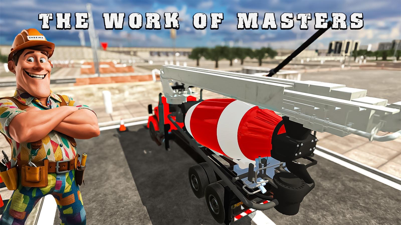 Mixer Truck Driving Simulator Game Screenshot