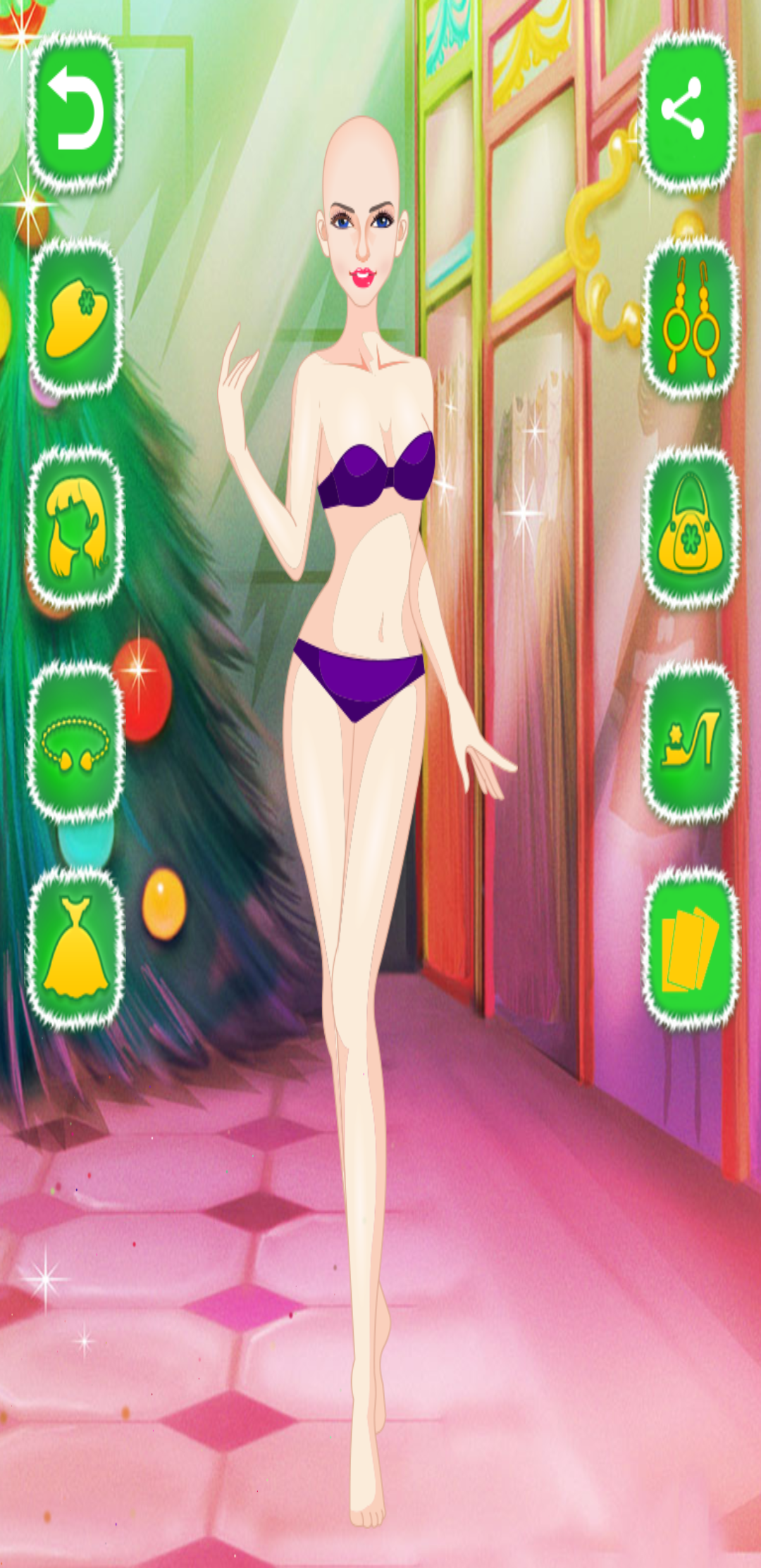 world fashion dress up games Time For Happy Hour Faux Leather Mini Dress main image 0