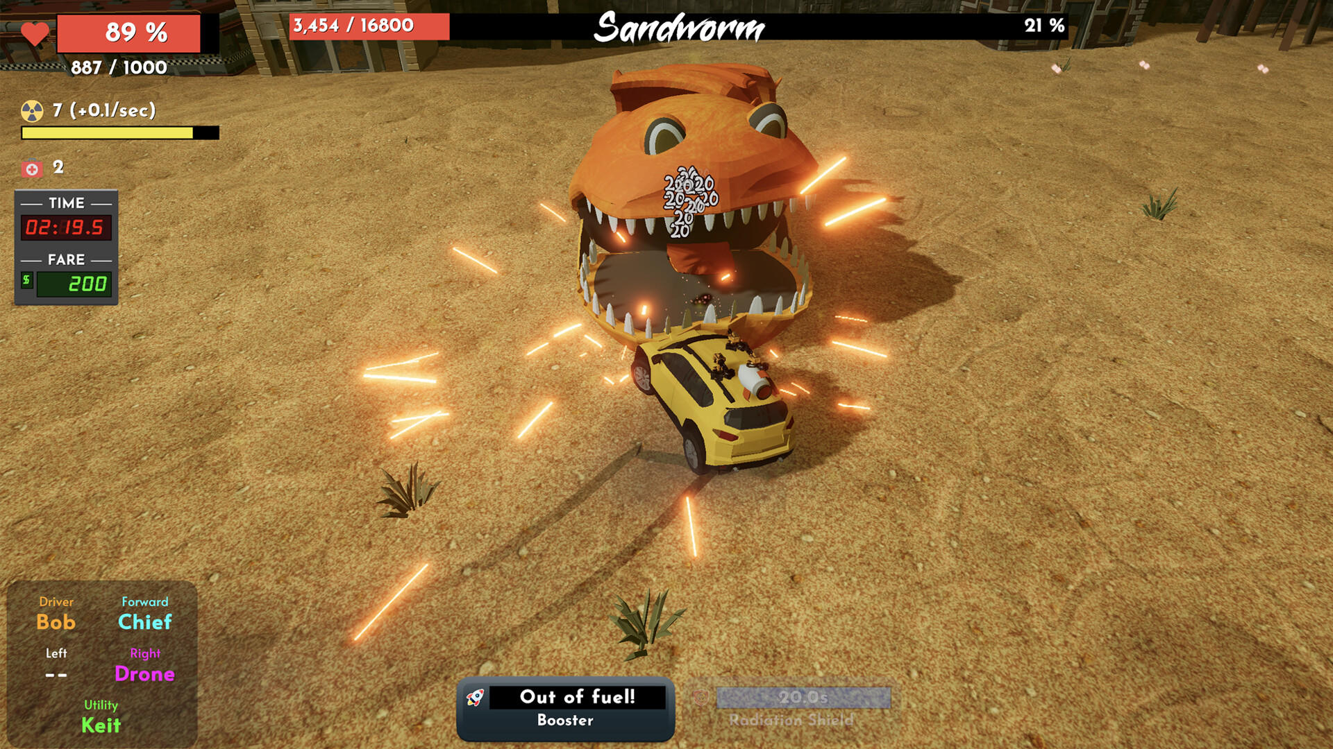 Tombstone Taxi screenshot game