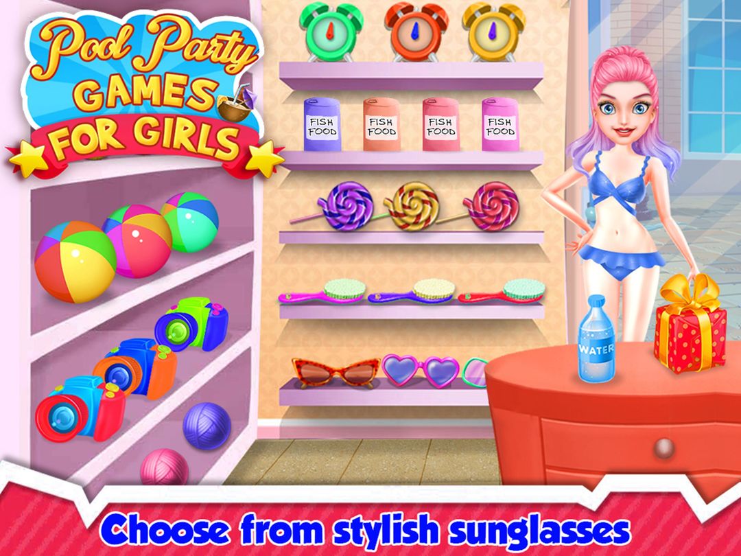 Pool Party Games For Girls - Summer Party 2019 게임 스크린 샷