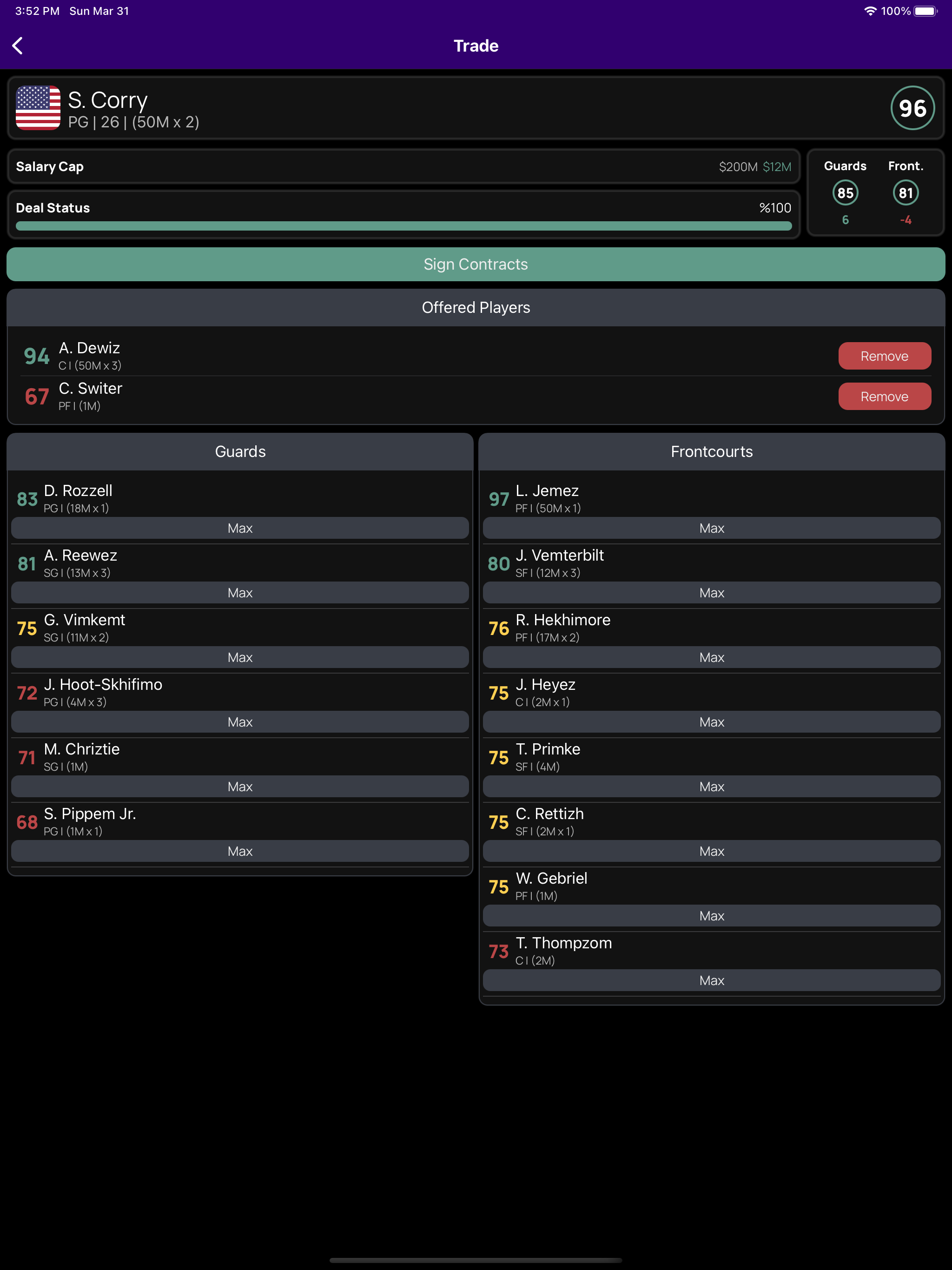 Realer Basketball Manager 2024 Game Screenshot