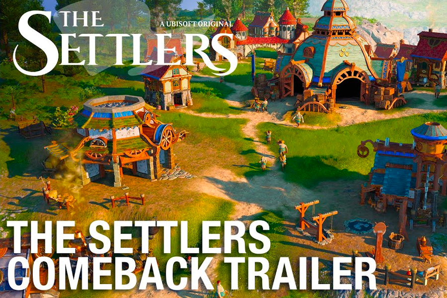 Screenshot of the video of The Settlers: New Allies