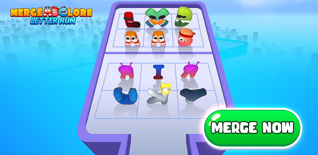 Screenshot of the video of Merge ABC : Letter Run Battle