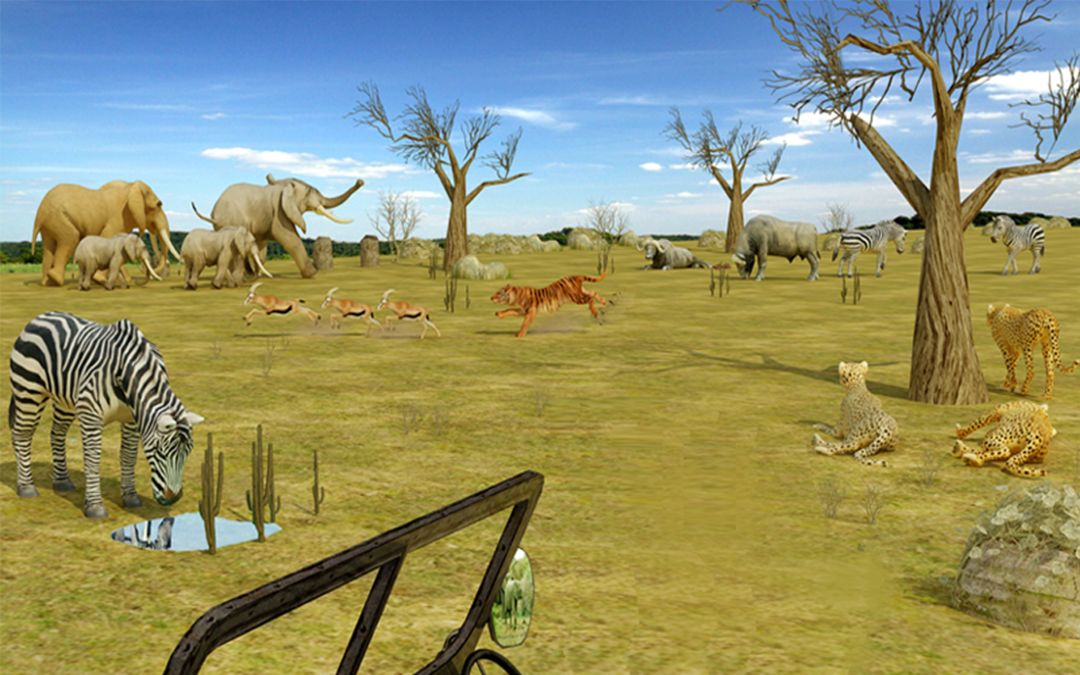狙擊獵手野生動物園的生存遊戲截圖