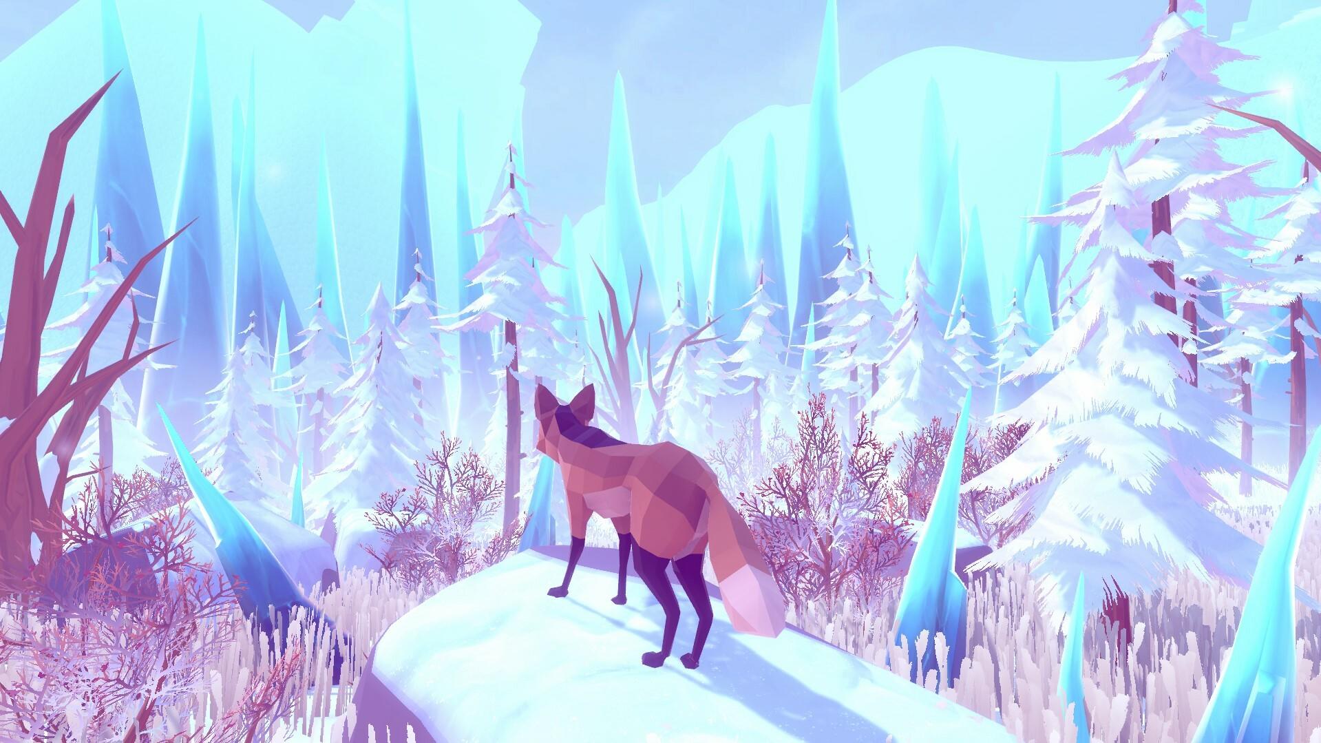 Screenshot of Silent Paws: Winter Quest