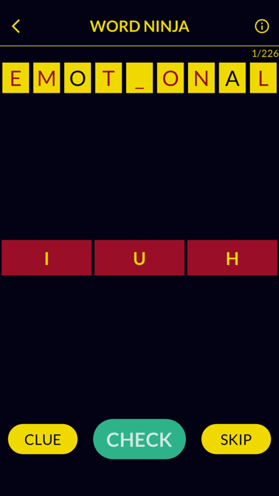 Screenshot of Word Ninja - Word Game