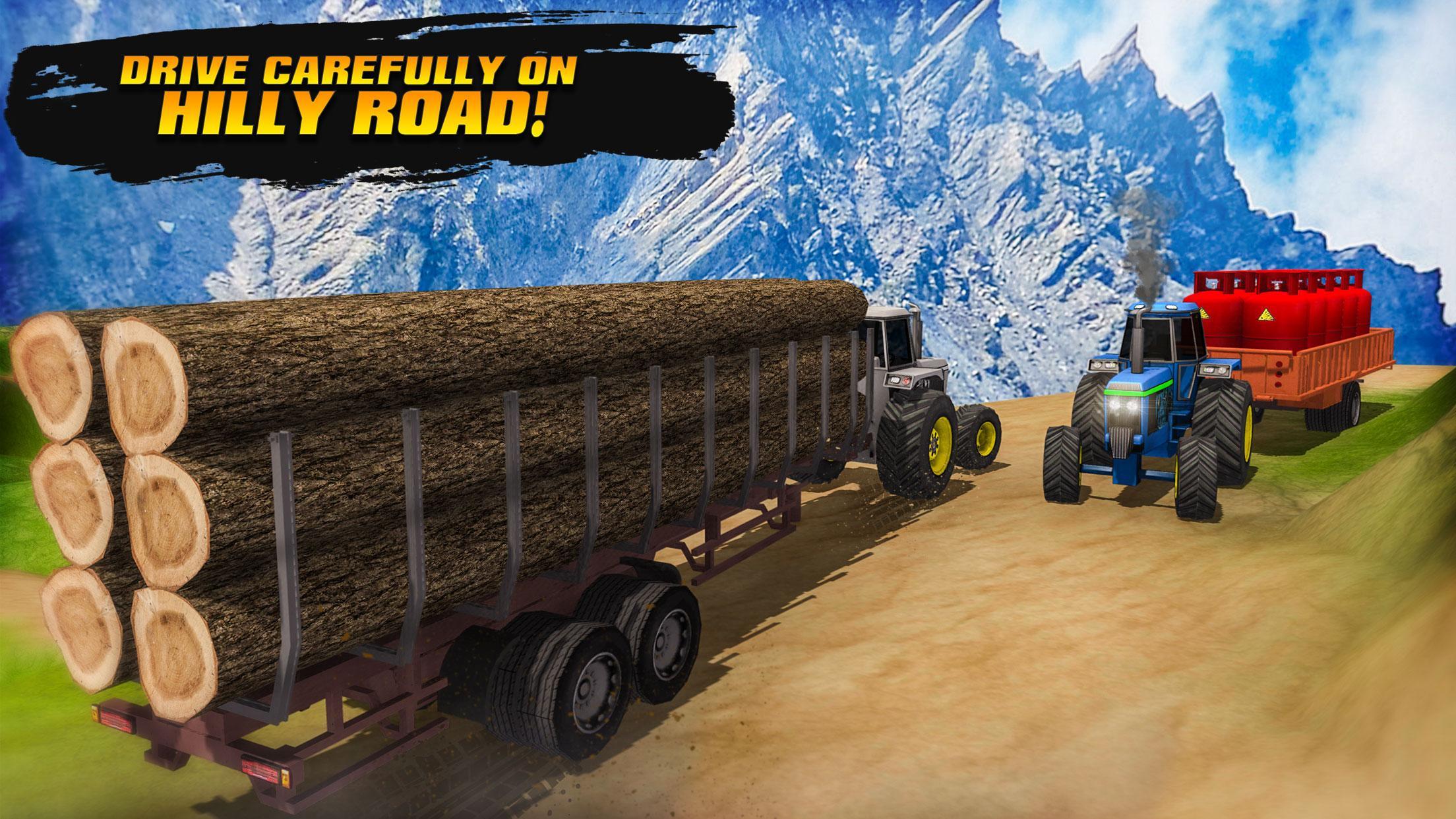 Cargo Tractor Hill Climb Offroad Simulator 3D Game Screenshot