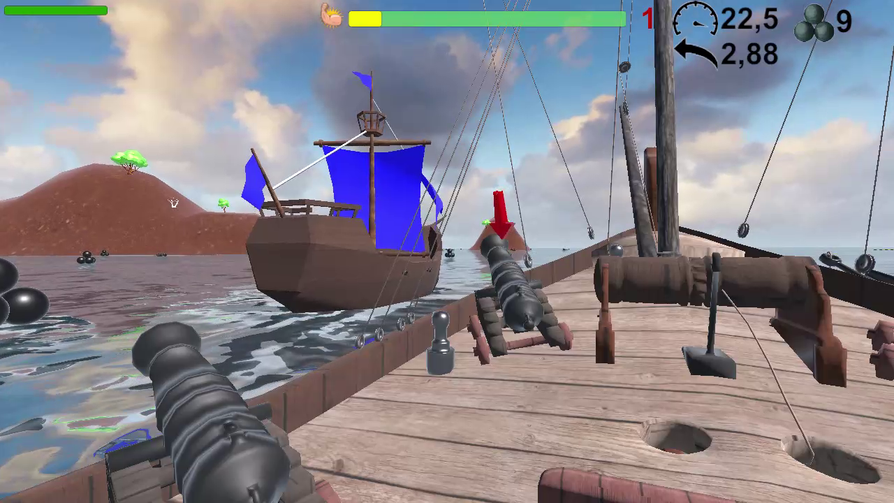 Screenshot 7 of Sea battle. Pirate attack. 