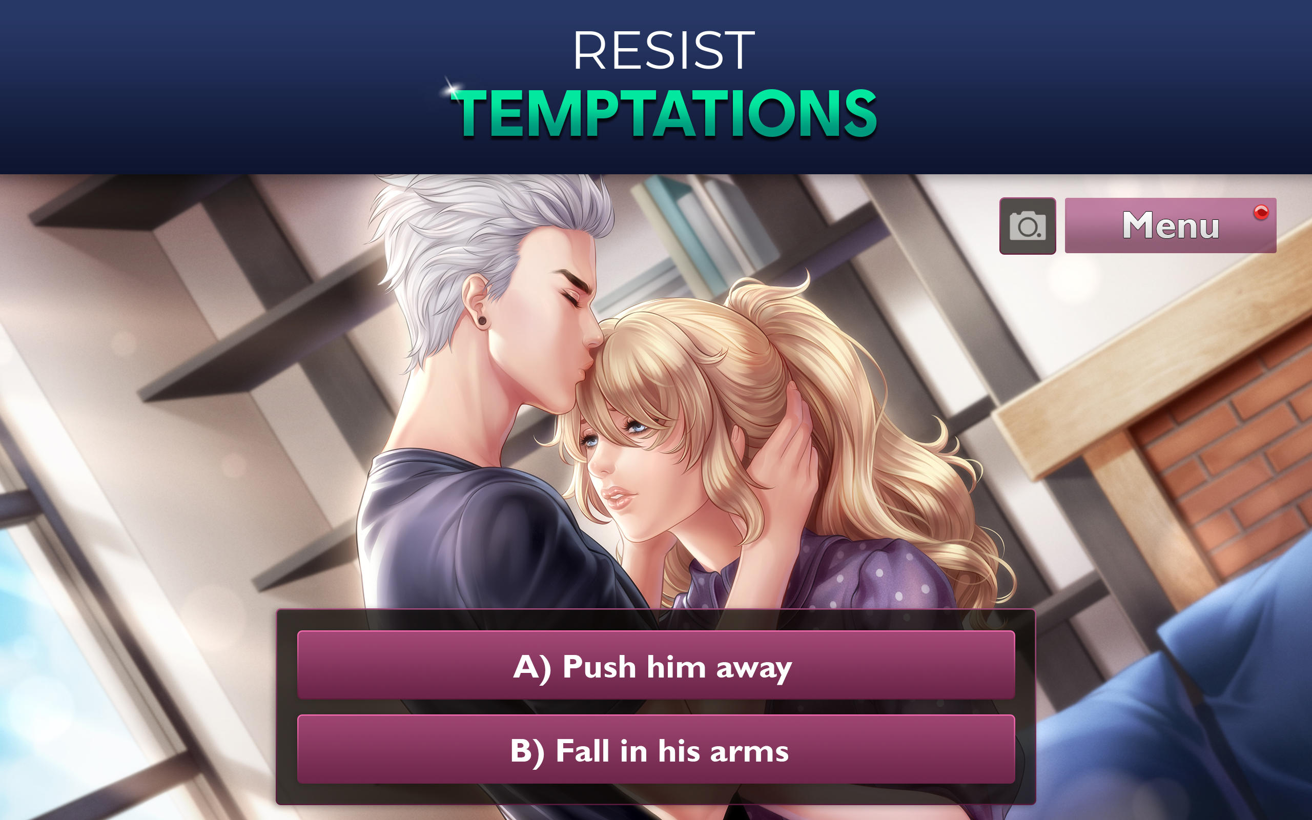 Is It Love? Peter - vampire Game Screenshot