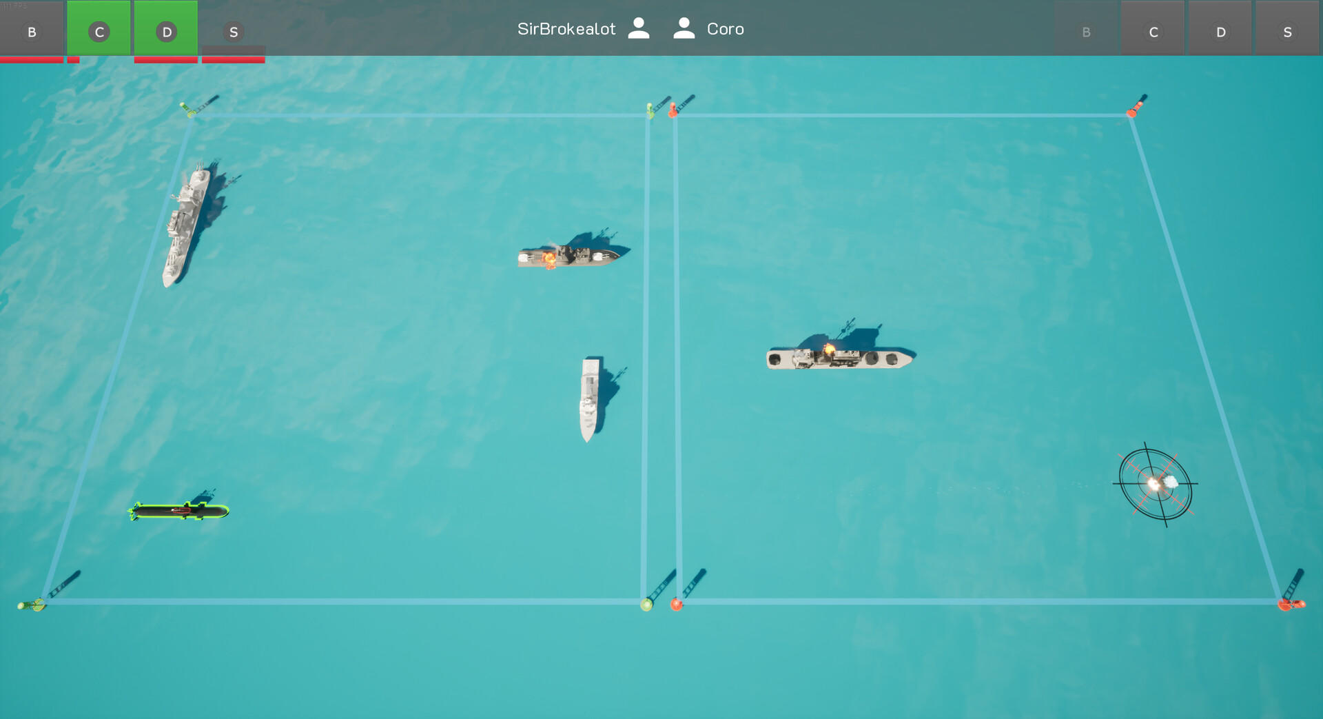 Скриншот игры Marine Battles