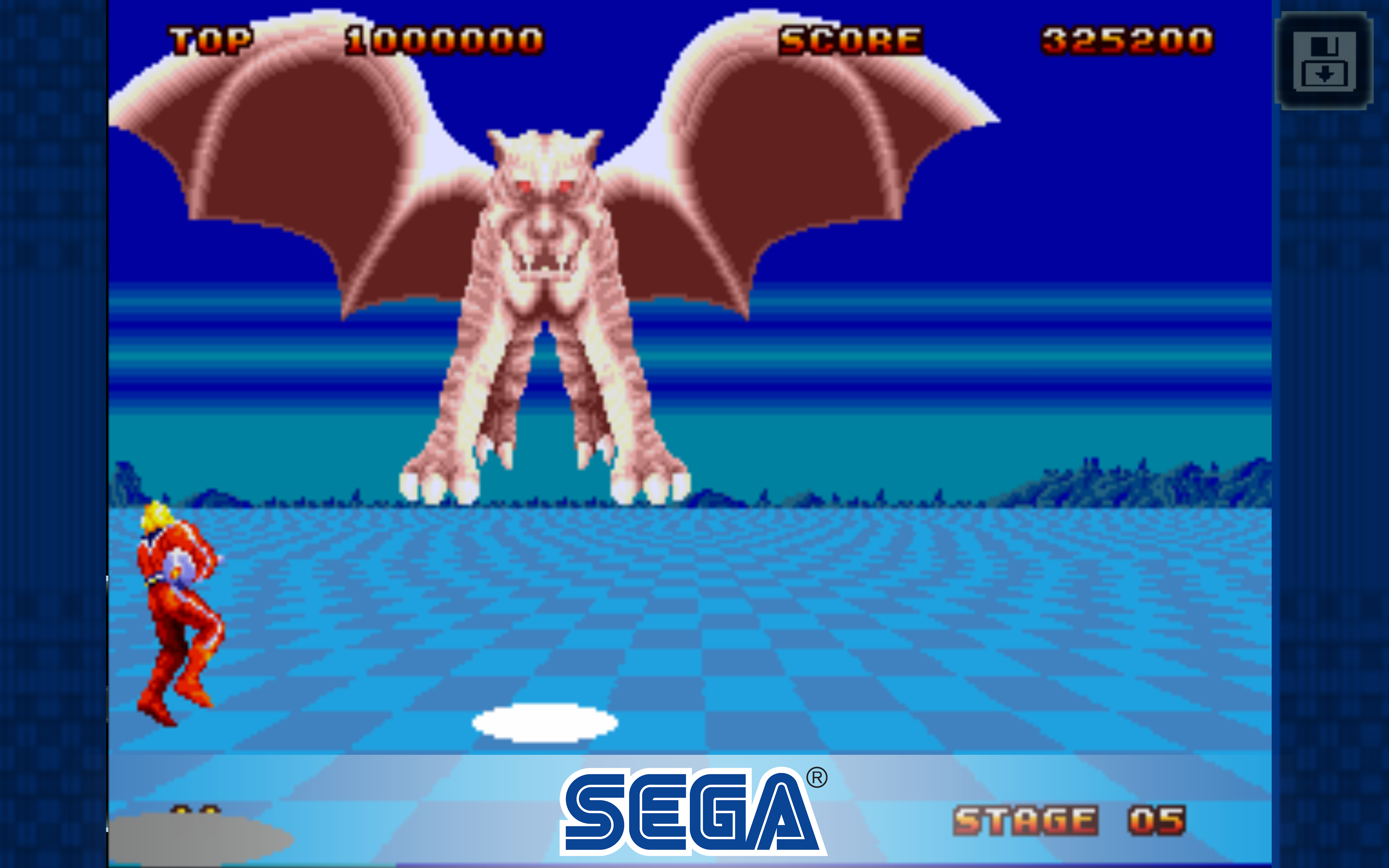 Space Harrier II Classic ภาพหน้าจอเกม