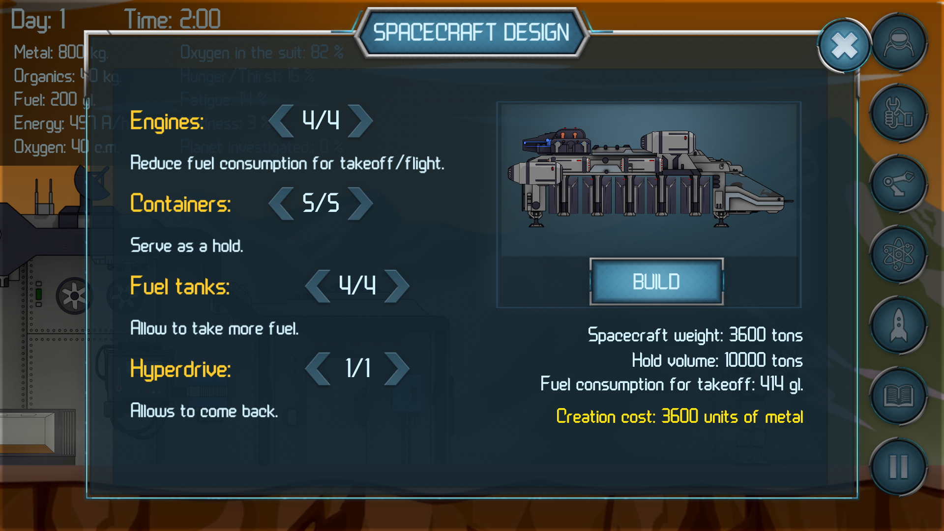 Random Space: Survival 게임 스크린샷