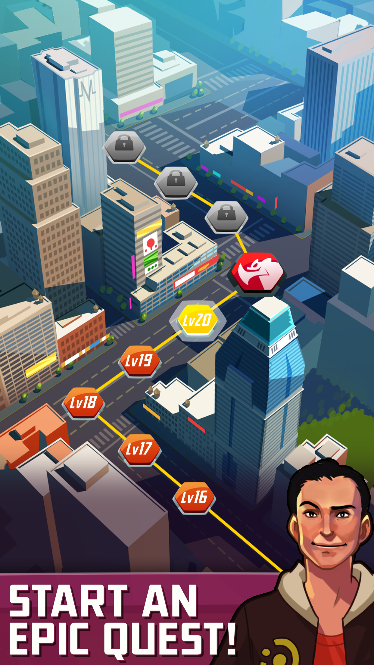 Monster Blast: Puzzle RPG Game Screenshot