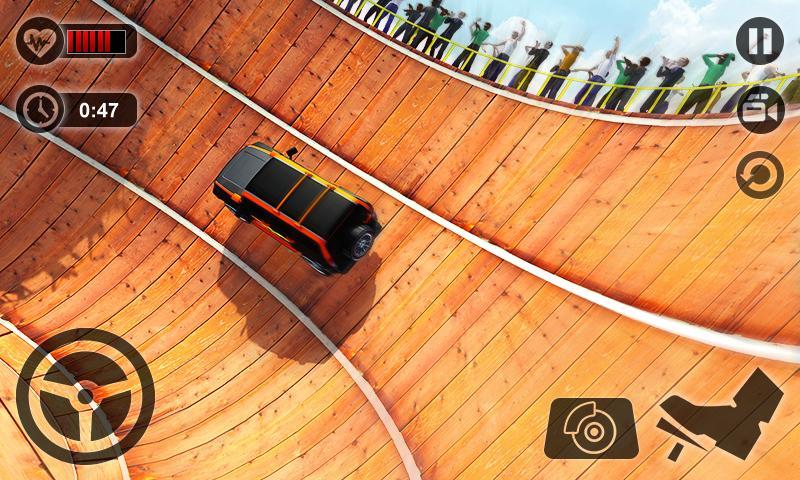 Well of Death Prado Stunt Ride Game Screenshot