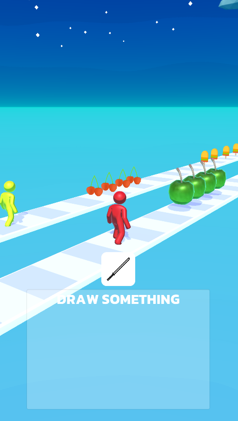 Скриншот игры Draw Knife Run 3D