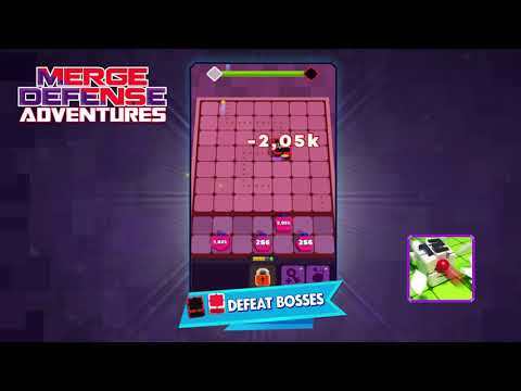 Screenshot of the video of Merge Defense Adventures