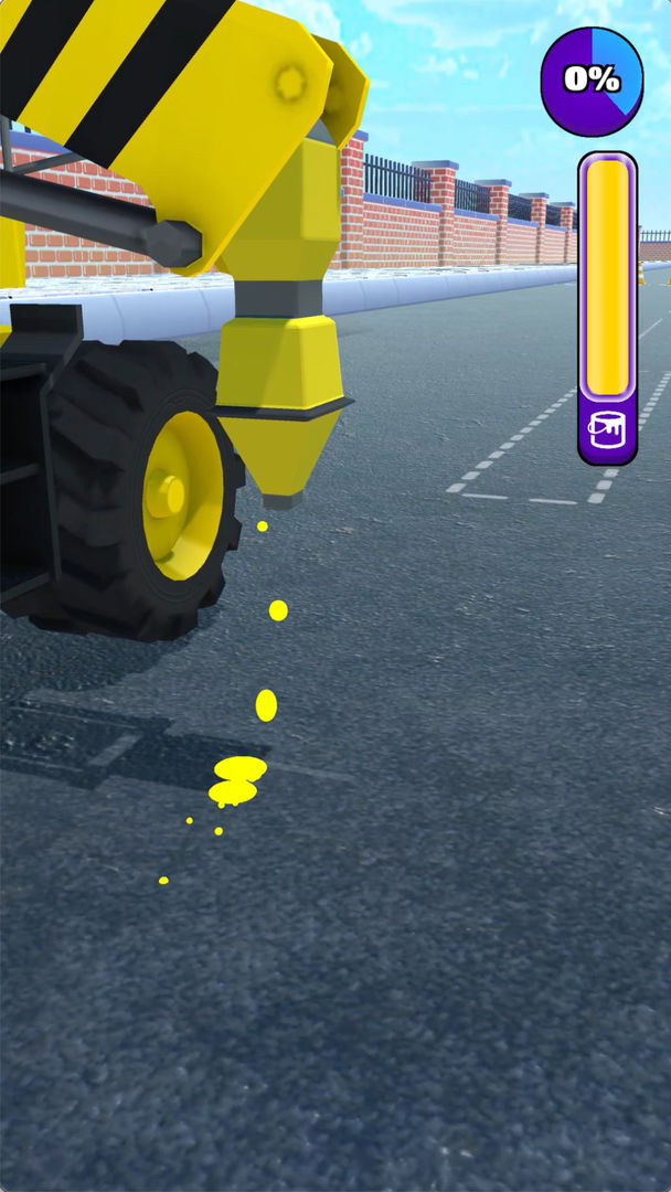 Paint Road screenshot game