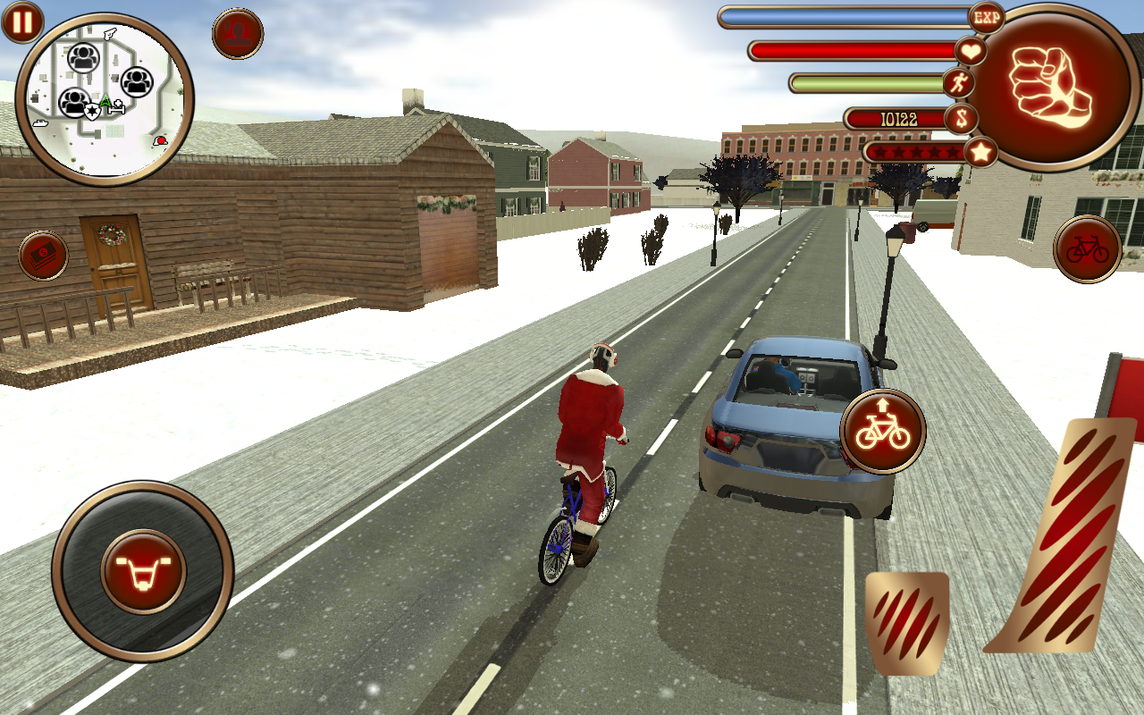 Christmas Rope Hero 2017 Game Screenshot