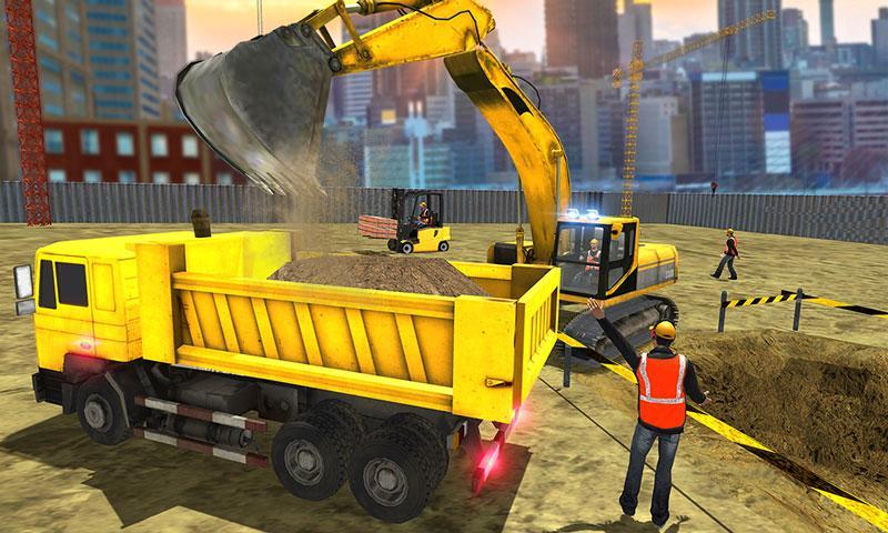 Скриншот игры Bank Construction Site: Tower Crane Operator Sim