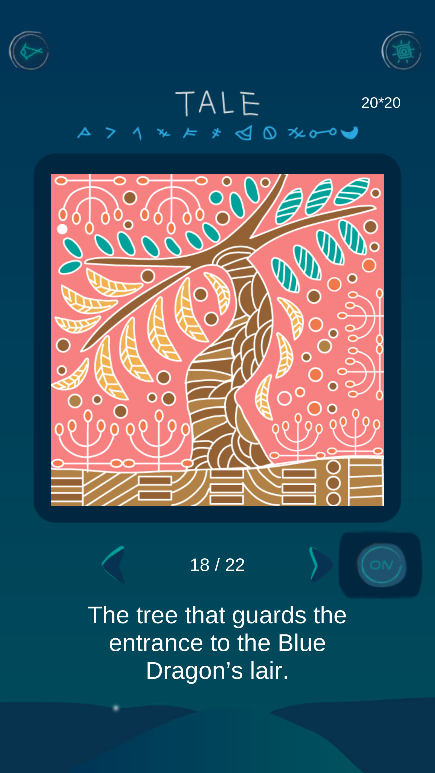 Captura de Tela do Jogo Fox Tale - Nonogram