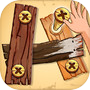Icon of Wood Nuts and Bolts Puzzle 3d