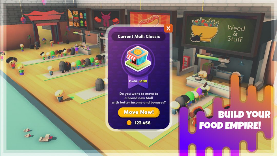 Idle Food Court Tycoon screenshot game