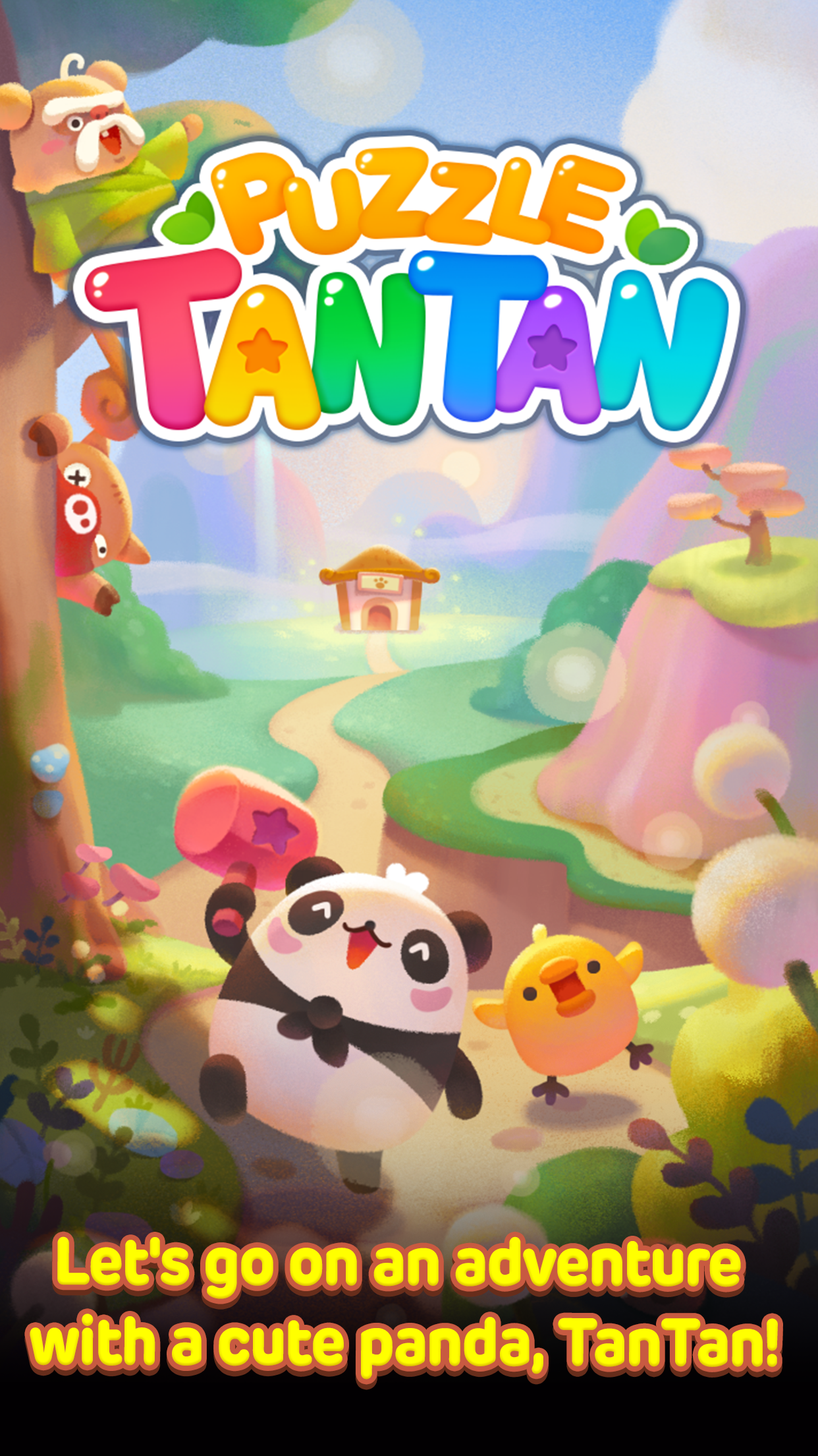 LINE Puzzle TanTan Game Screenshot