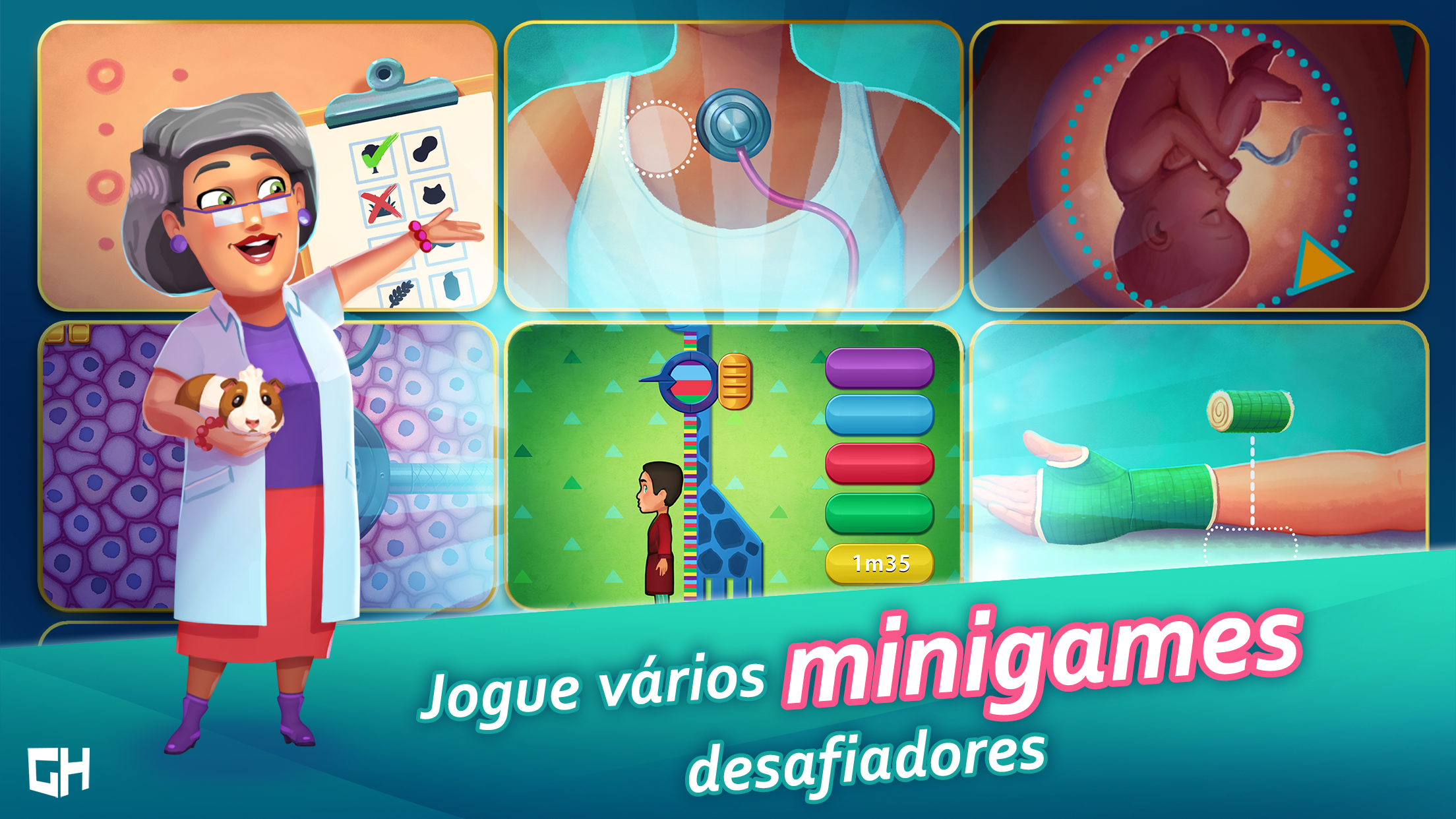 Captura de Tela do Jogo Heart's Medicine Hospital Heat