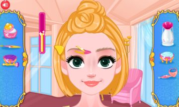 Captura de Tela do Jogo Princess makeup spa salon